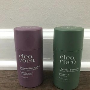 Cleo + Coco Charcoal Deodorant Duo